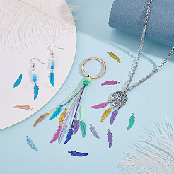 90 pièces 9 couleurs pendentifs en acier inoxydable&nbsp;STAS-GA0002-01