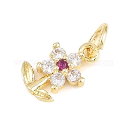 Valentinstag Messing Micro Pave Zirkonia Anhänger&nbsp;KK-H273-42G-01