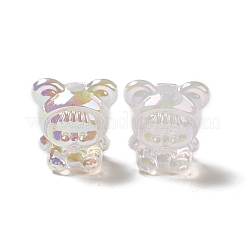 Placcatura uv perline acriliche iridescenti arcobaleno&nbsp;LS-PACR-M002-01F