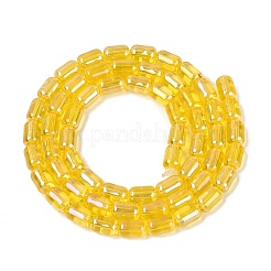Placcare trasparente perle di vetro fili&nbsp;LS-EGLA-Q132-03A-A03