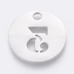 Pendentifs en acier inoxydable 304 anti-ternissement&nbsp;STAS-F233-03-P