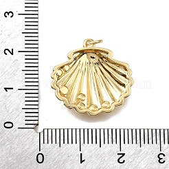 Colgantes de perlas de plástico ABS de latón&nbsp;X-KK-V011-59G