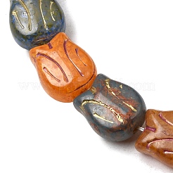 Perles en verre peintes&nbsp;GLAA-Z021-20