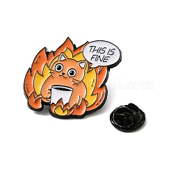 Feine Themem Emaille-Anstecknadel&nbsp;JEWB-K018-30B-EB