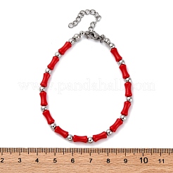 304 Edelstahl-Perlenarmbänder für Damen&nbsp;BJEW-M056-04P