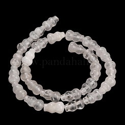 Natürlichem Quarz-Kristall-Perlen Stränge&nbsp;GG-CBA792A-D02-8x14mm