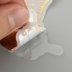 40pcs 20 Arten Schwefelsäurepapier vergoldete Aufkleber&nbsp;STIC-WH0004-01C