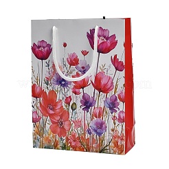 Geschenktüten aus Papier mit Blumenmuster und Henkeln&nbsp;CARB-F014-02