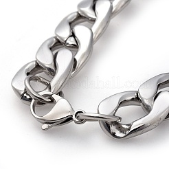 Anlaufgeschützte Panzerkettenarmbänder aus 304er Edelstahl für Herren&nbsp;BJEW-G618-01P