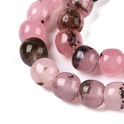 Chapelets de perles en jade blanc naturel teinté&nbsp;G-T138-210C