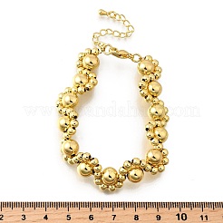 Messingperlenarmbänder für Frauen&nbsp;BJEW-D317-04G