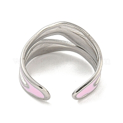 Fingerring aus Edelstahl 304&nbsp;RJEW-C077-02P