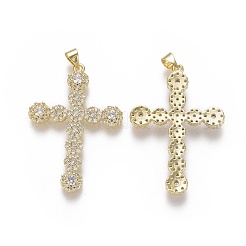 Ottone micro spianare pendenti zirconi&nbsp;ZIRC-F115-07G