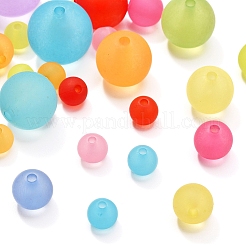 153 Stück 5 Stil transparente Acrylkugelperlen&nbsp;FACR-YW0001-03
