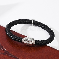 Geflochtene Armbänder aus Mikrofaser-Lederband&nbsp;BJEW-D304-13P-02