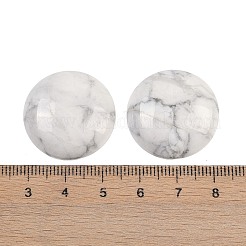 Natur Howlite Cabochons&nbsp;G-H1596-FR-25mm-28