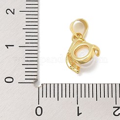 Pendentifs de placage en laiton&nbsp;KK-K293-24I-G