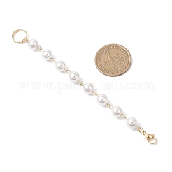Colgantes de cadena con cuentas redondas de perlas de concha&nbsp;HJEW-JM04618