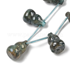 Galvanisierte Stränge natürlicher Hemimorphitperlen&nbsp;G-U012-A04