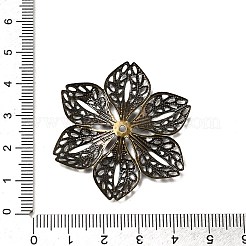 Filigrane Anhänger aus Eisen und Filigrane Verbindungsglieder und Perlenkappen&nbsp;IFIN-TA0001-25