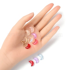35pcs transparente sprühlackierte Glasperlen&nbsp;GLAA-YW0001-74