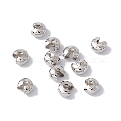 Ottone crimpare perline coperture&nbsp;KK-P219-05D-P