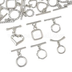 20 Stück Knebelverschlüsse aus Legierung in 12 Stilen&nbsp;FIND-FS0004-53P