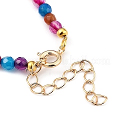 Micro infinito ottone spianare Braccialetti di collegamento zirconi&nbsp;BJEW-JB05440-05