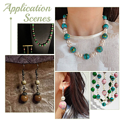 320 pièces 8 styles capuchons de perles en alliage de style tibétain&nbsp;FIND-UN0009-94