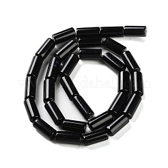 Fili di perline di onice nero naturale (tinti e riscaldati).&nbsp;G-NH0019-A01-01