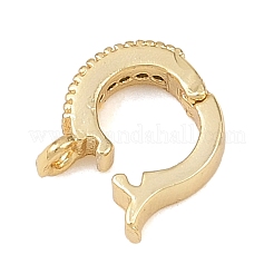 Micro latón allanan fianzas colgante zirconia cúbico&nbsp;KK-G544-32G