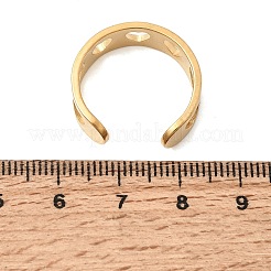 Offene Manschettenringe aus Edelstahl 304 für Damen&nbsp;SA-CBA82C8-20G