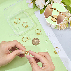 DIY-Sets zur Herstellung ovaler Fingerringe&nbsp;DIY-ME0002-68G