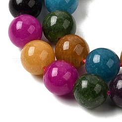 Natürliche weiße Jade perlen Stränge&nbsp;G-H348-8mm-03