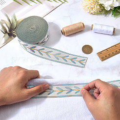 Cinta de poliéster jacquard vintage&nbsp;SRIB-CP0001-04A-04
