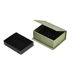 Boîtes magnétiques pour présentoirs à bijoux en papier imprimé floral&nbsp;CON-K015-03A-02