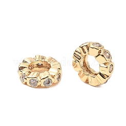 Perles de zircone cubique micro pave en Laiton&nbsp;KK-A259-04G