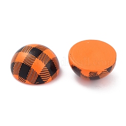 Tartan Design Naturholzcabochons&nbsp;WOOD-O005-04C