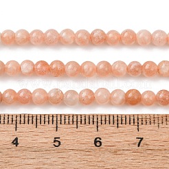 Sunstone naturale fili di perline&nbsp;G-K423-A02-4mm