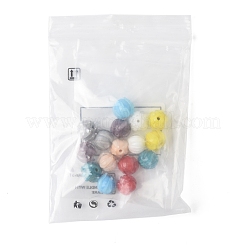 16pcs 8 Farben handgemachte Bunte Malerei-Perlen&nbsp;LAMP-FS0001-25