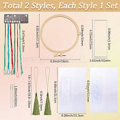 Segnalibri fai da te kit ricamo&nbsp;DIY-SC0029-44A