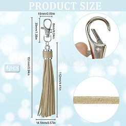 4 pz decorazioni pendenti in pelle PU&nbsp;AJEW-SC0003-23A
