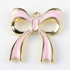 Bowknot Legierungsemailleanhänger&nbsp;ENAM-Q033-22B