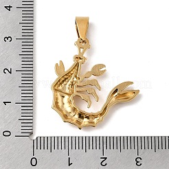 Pendentifs en acier inoxydable 304&nbsp;STAS-B167-12B-G