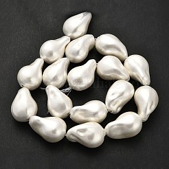 Fili di perle di porcellana galvanizzati&nbsp;BSHE-C009-04A