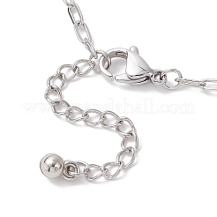 Collares de cadena con clip de acero inoxidable 304 de 2.5 mm&nbsp;NJEW-JN05503