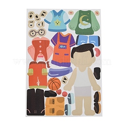 8 Stück Scrapbook-Aufkleber aus Papier.&nbsp;DIY-I114-04