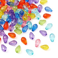 100 Stück transparente Acrylperlen&nbsp;MACR-YW0002-10