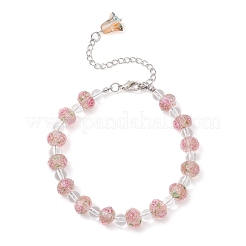 2 bracciale con perline di lampwork in 2 colori per donna&nbsp;BJEW-JB12135