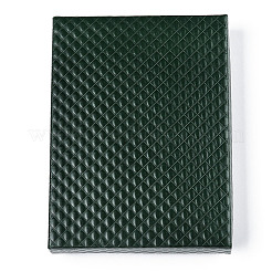 Boîtes à bijoux en carton texturé en losange&nbsp;CBOX-T006-01C